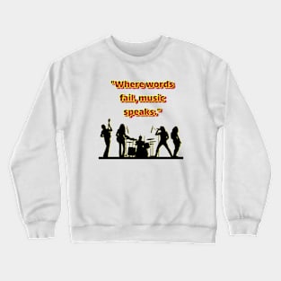 Music Crewneck Sweatshirt